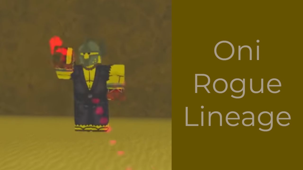 Getting Oni (Rogue Lineage Roblox)