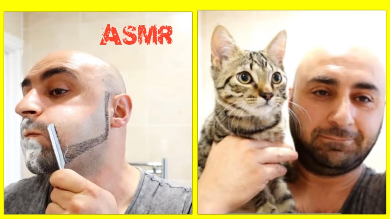 Barber turko asmr Razor shaping a beard ✂️ chin Strap beard style ✂️