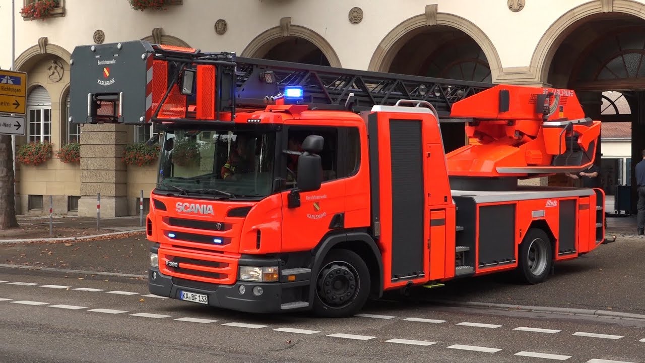 [Alarmdurchsage] Löschzug der Feuerwehr Karlsruhe, Hauptfeuerwache