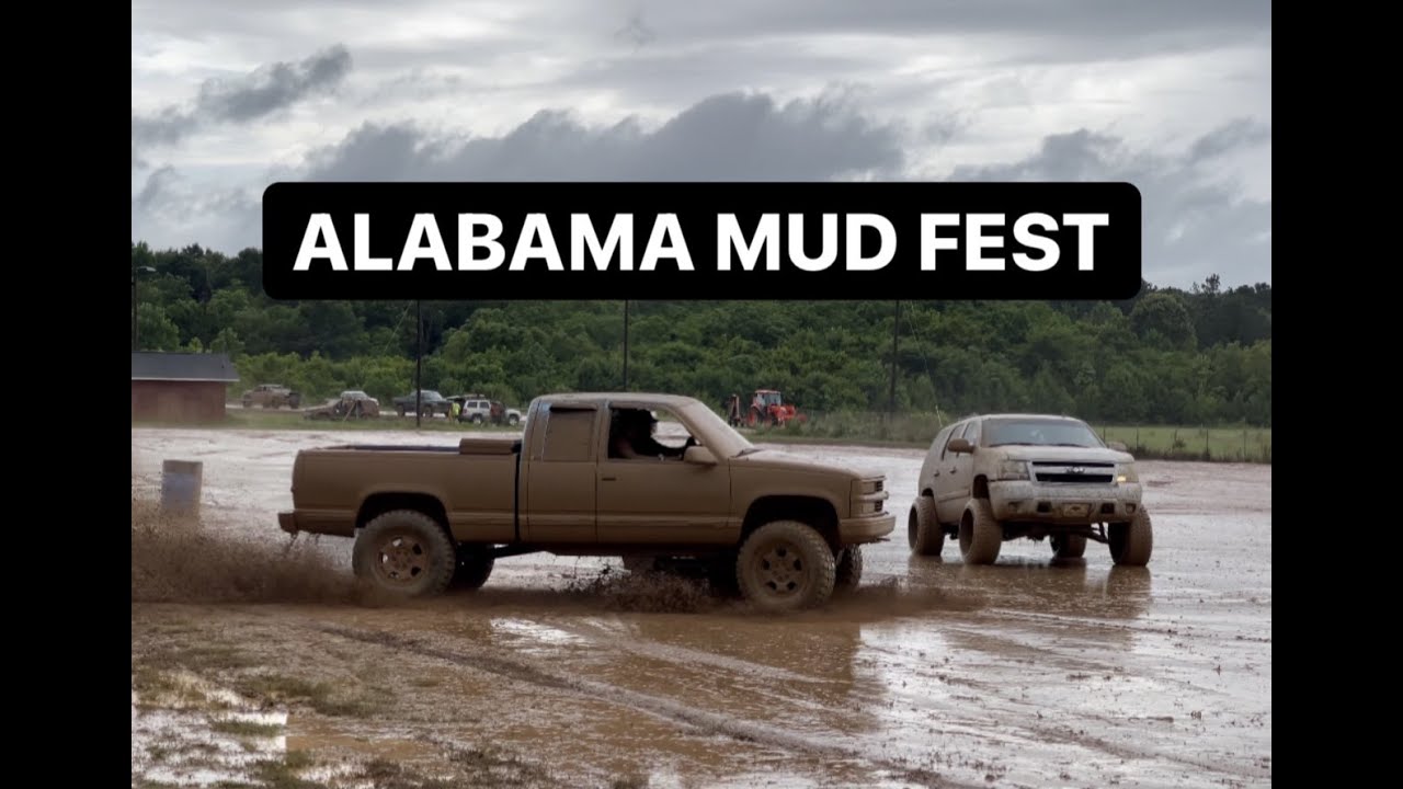 Truck meet turns into MUD BOG!!!!!