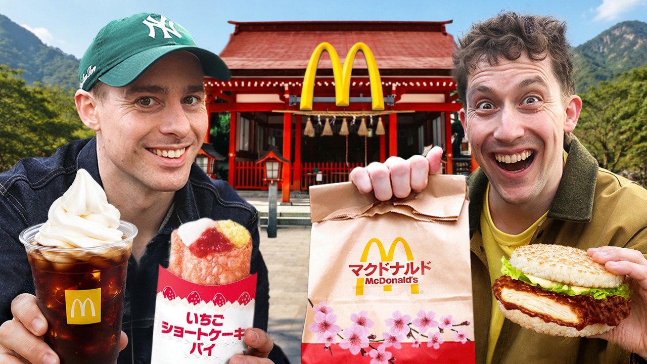 Two Brits try Japanese McDonald&rsquo;s for the first time!