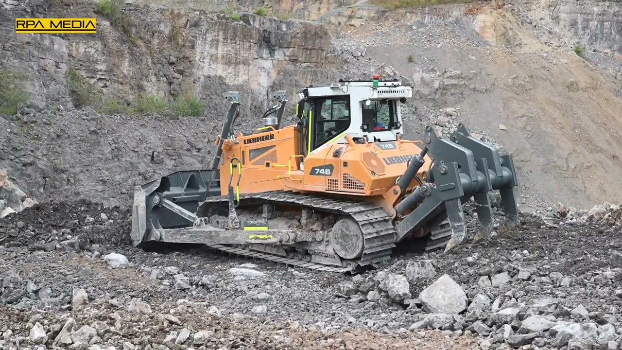 Liebherr PR746 G8 in a quarry