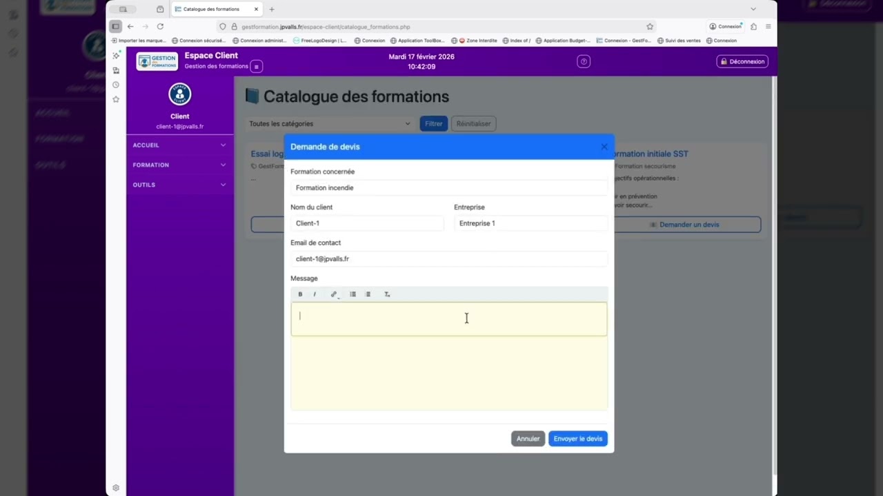 Espace Client