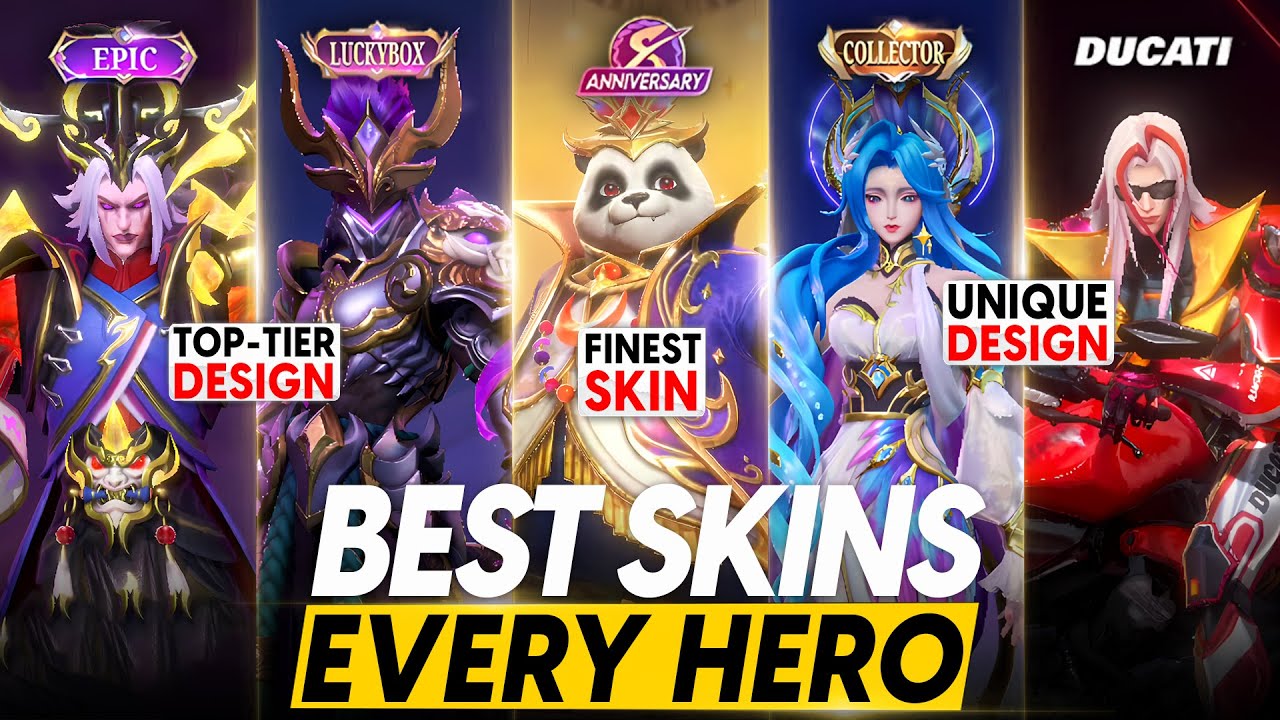 ЛУЧШИЙ ОБЛИК ДЛЯ КАЖДОГО ГЕРОЯ В MOBILE LEGENDS ЧАСТЬ 2