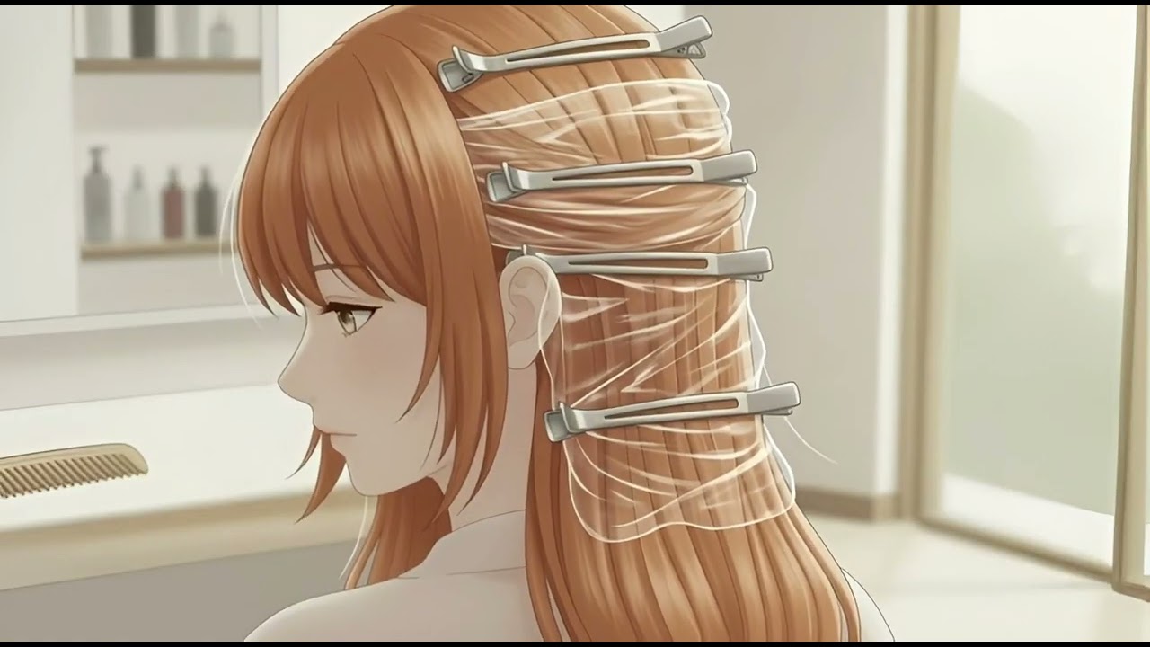 A Quiet Hair Transformation | Soft Change, Calm Moments #animation #anime