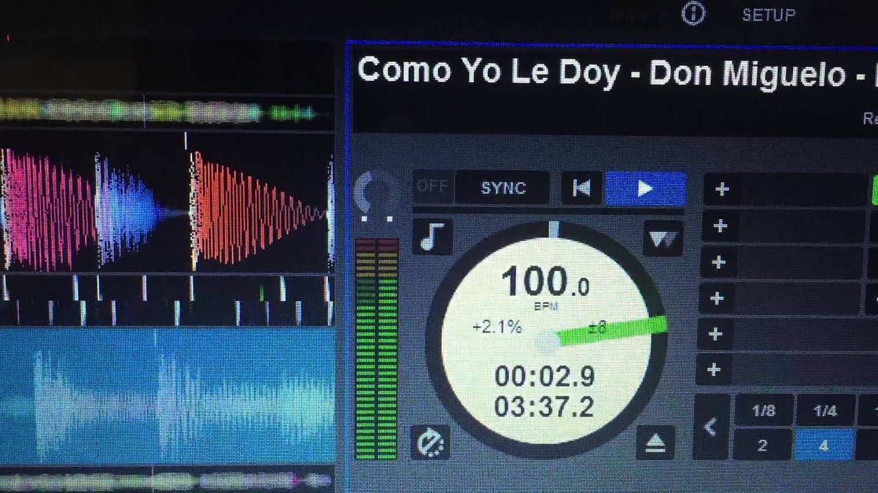 Como hacer una tarnsition con serato dj 100 BPM to 135 BPM