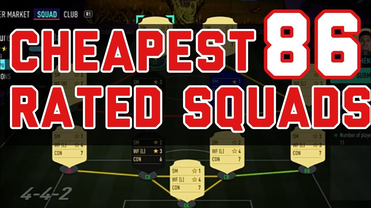 Cheapest 86 RATED SQUAD for Prime Icon Upgrade Sbc