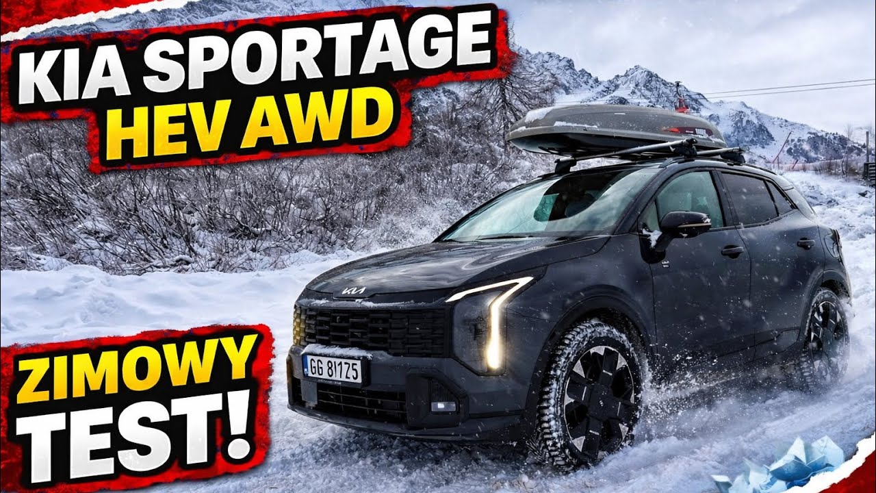 2026 Kia Sportage [1.6 T-GDI 239KM 6AT AWD HEV] GTLine - ZIMOWY TEST z BOXEM na DACHu | 4K