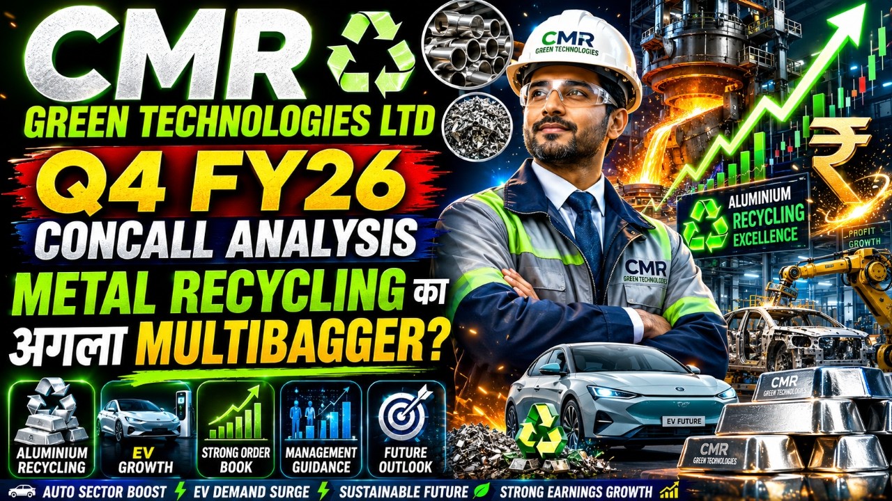 CMR Green Technologies Q4 FY26 Concall Hindi | Aluminium Recycling | EV Growth | Stock Analysis