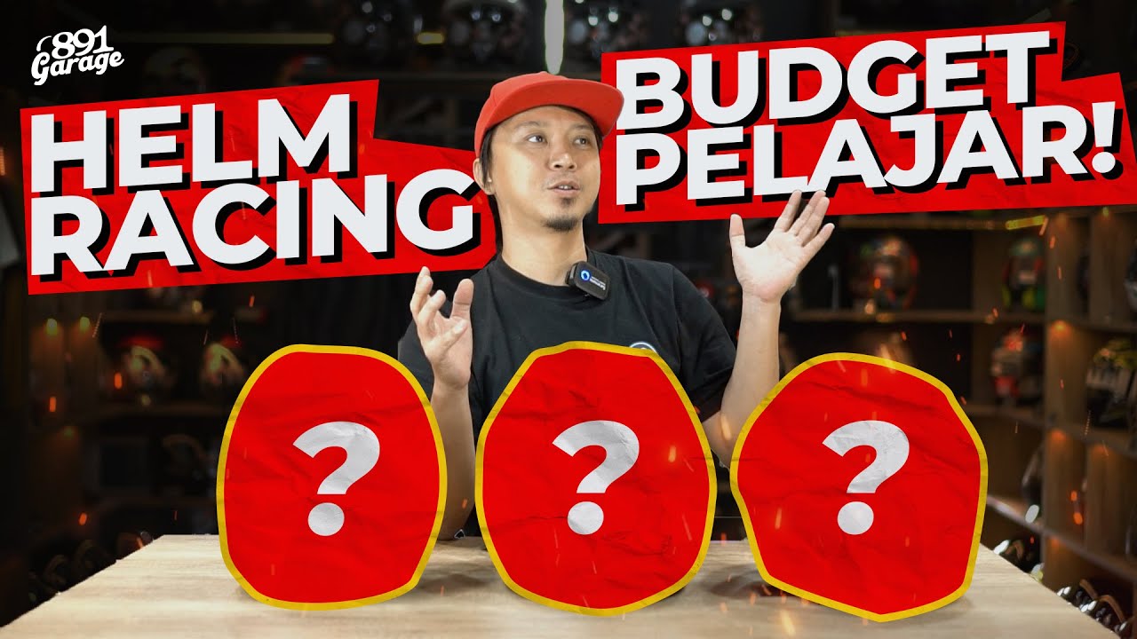 REKOMENDASI HELM RACING BUDGET PELAJAR!