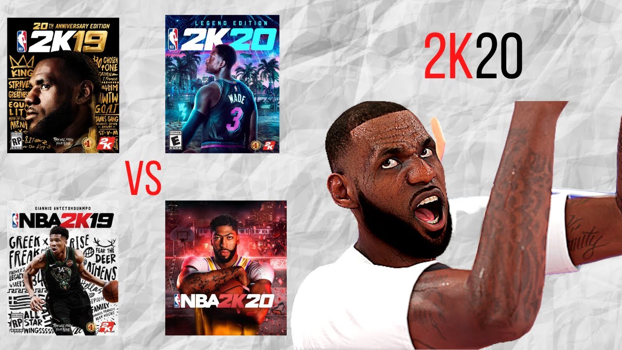 NBA 2K20 vs NBA 2K19 Cover Athletes 2v2 Matchup...