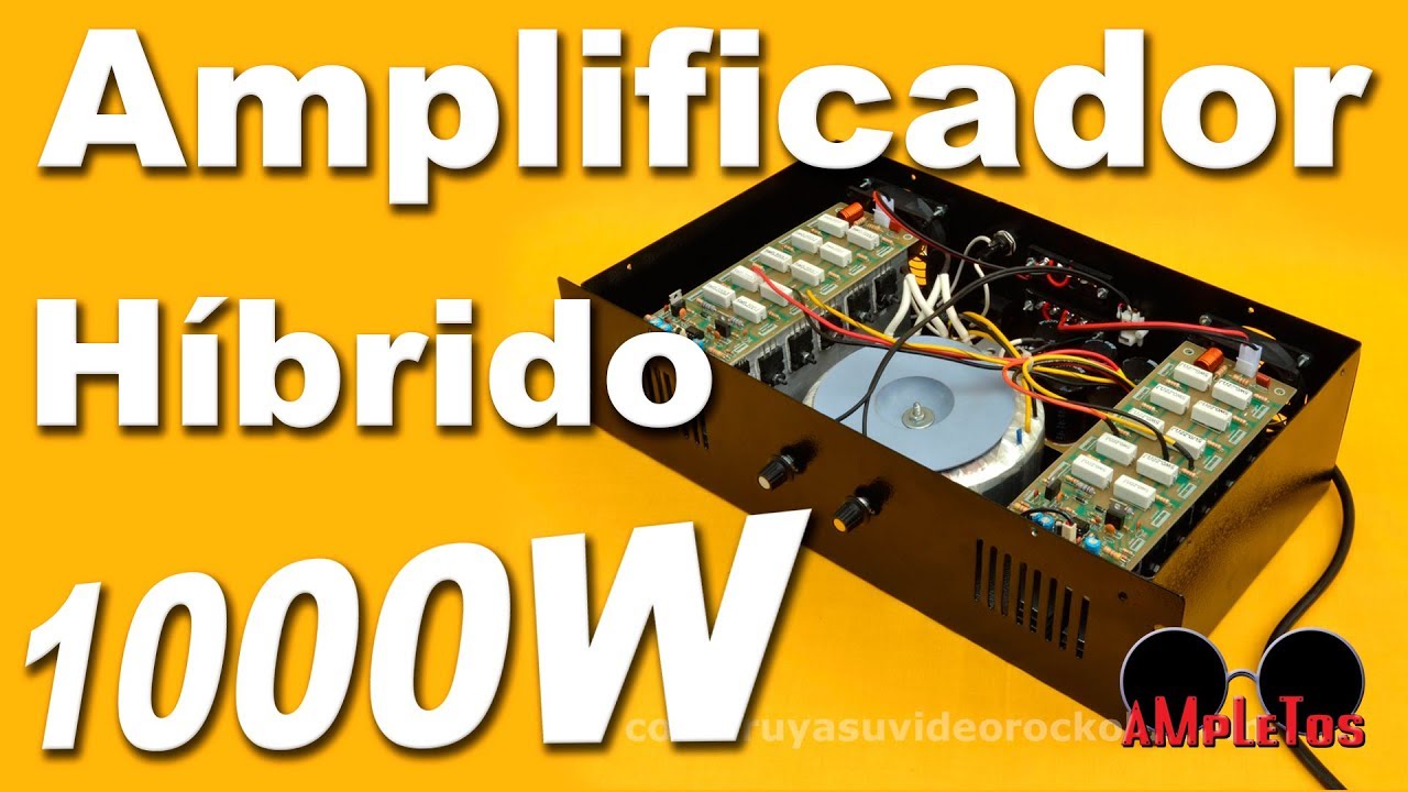 Amplificador estéreo de 1000 Watts