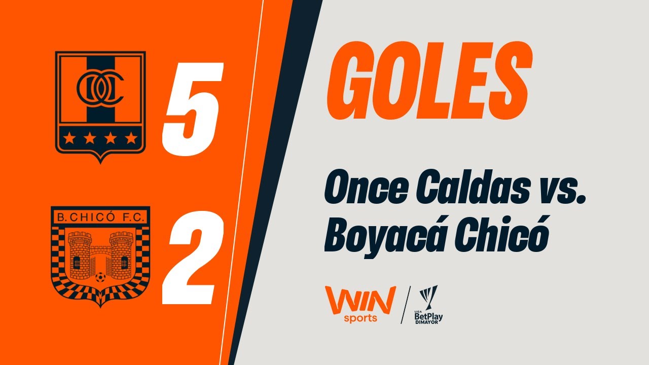 Once Caldas vs. Boyac&aacute; Chic&oacute; (goles) | Liga BetPlay Dimayor 2025-2 | Fecha 13