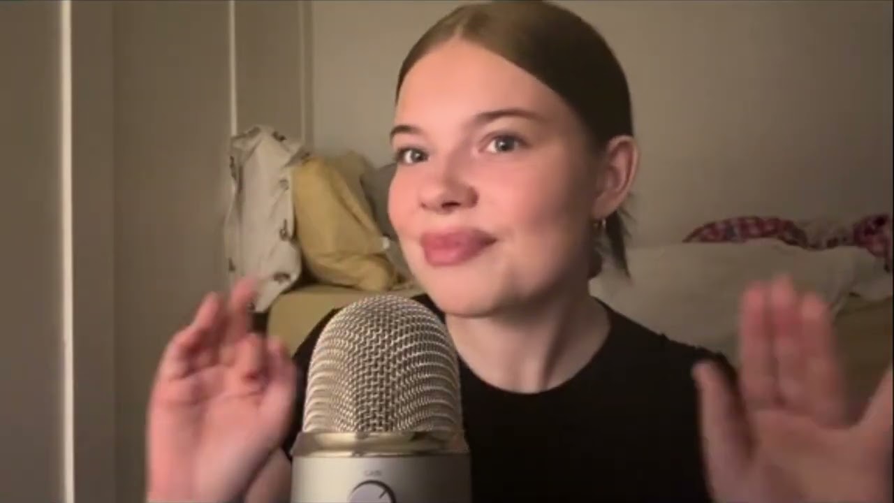 Breathy lipgloss application ASMR (mouth sounds, whispers + more ) 