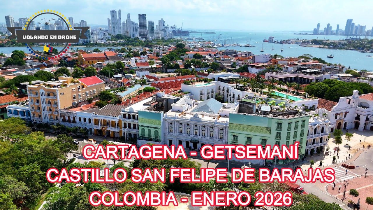 CARTAGENA GETSEMANÍ  - CASTILLO DE SAN FELIPE DE BARAJAS -  COLOMBIA ENERO 2026