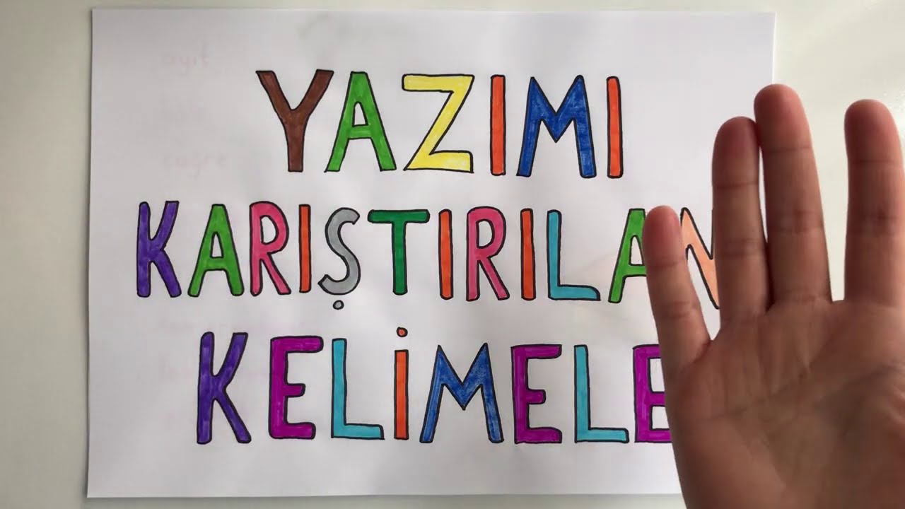 Türkçe'de Yazımı Karıştırılan Sözcükler (Birleşik Kelimeler dahil!)