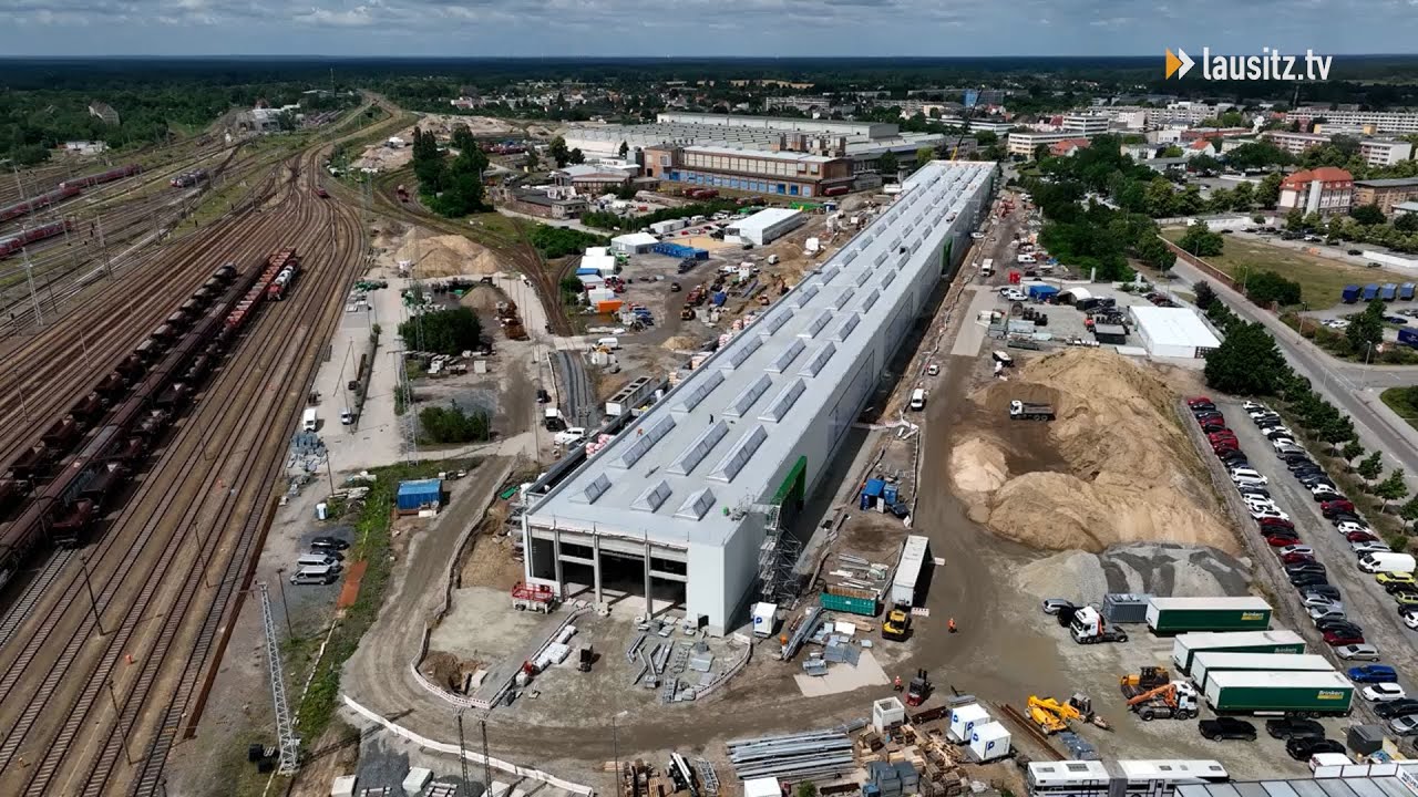 Countdown für neues ICE-Instandhaltungswerk in Cottbus