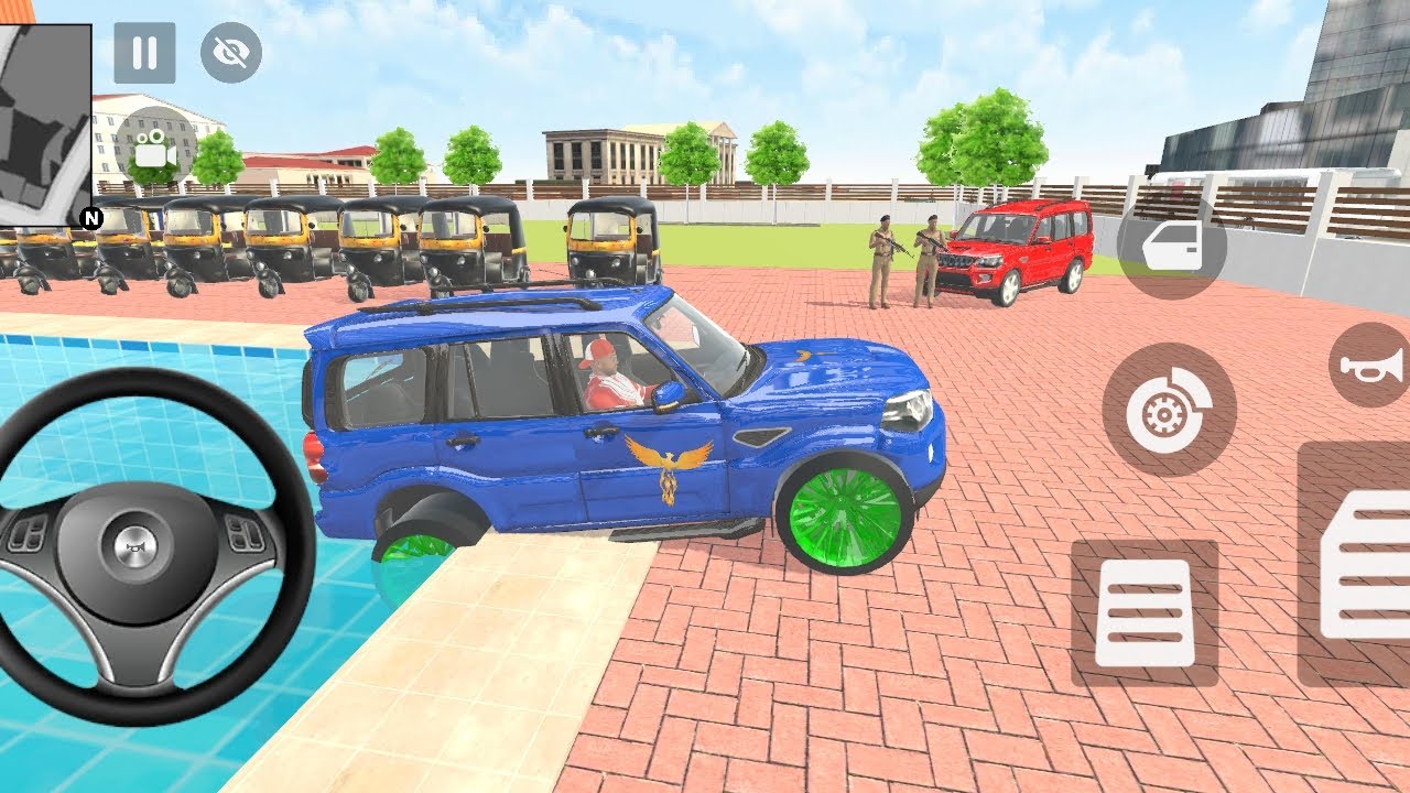 Modified police Car 🚨 gangster Life in Indian stieets l open world game game for android 💛