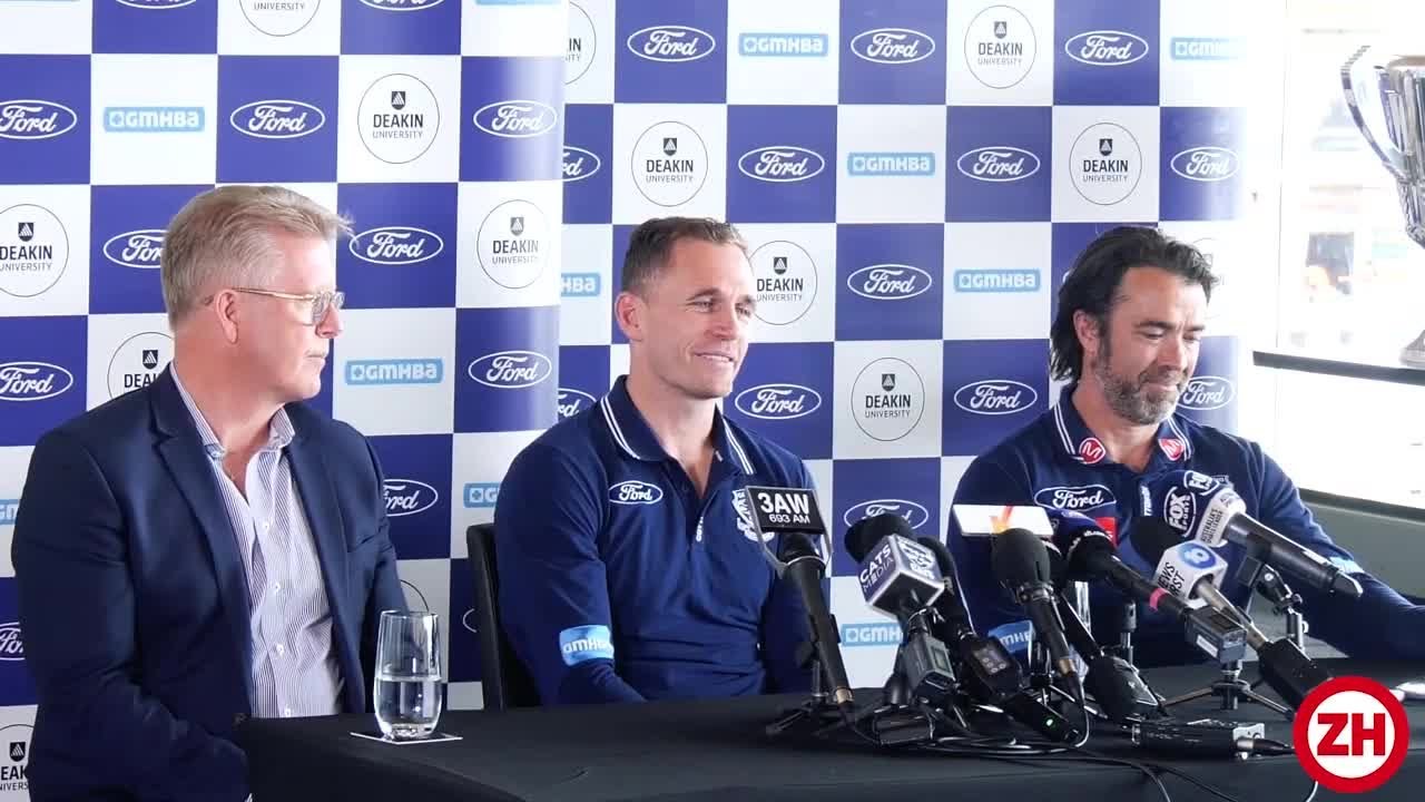 Retiring Selwood shares moving moment with Sam De Koning during AFL Grand Final victory