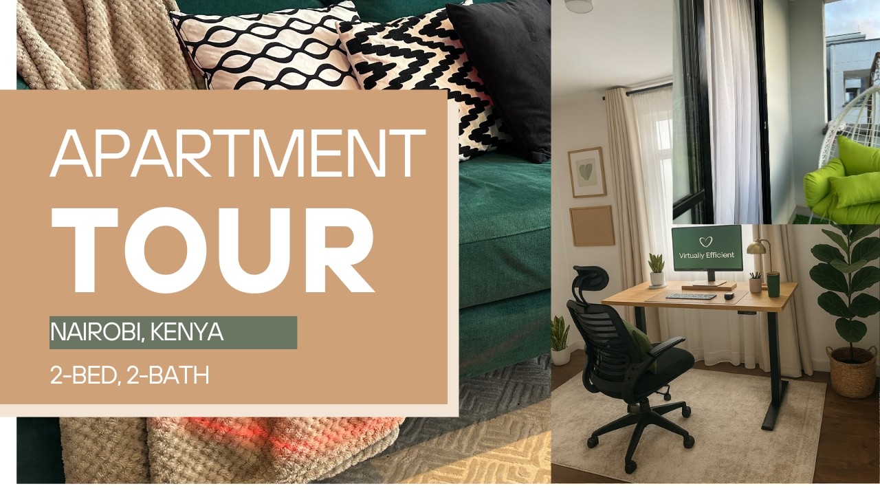 Inside My Modern 2 Bedroom Apartment in Nairobi, Kenya 🇰🇪 | House Tour
