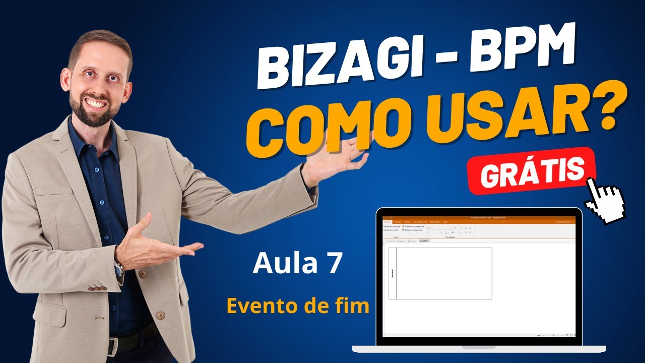 Aula 7 - Curso GRATUITO de Bizagi: Dominando o 'Evento de Fim' 🛑