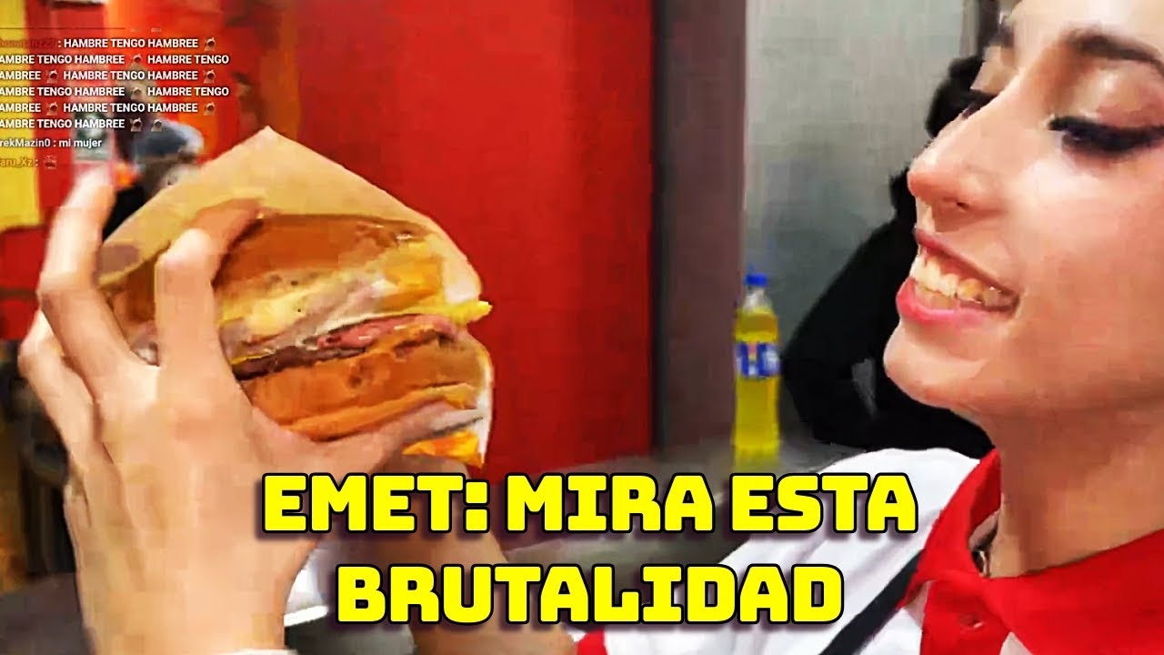 EMETSUKI APRENDE CÓMO SE HACE UNA HAMBURGUESA