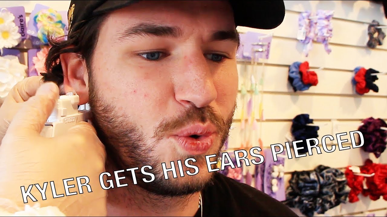KYLER GETS HIS EARS PIERCED | KYLER & ALEX
