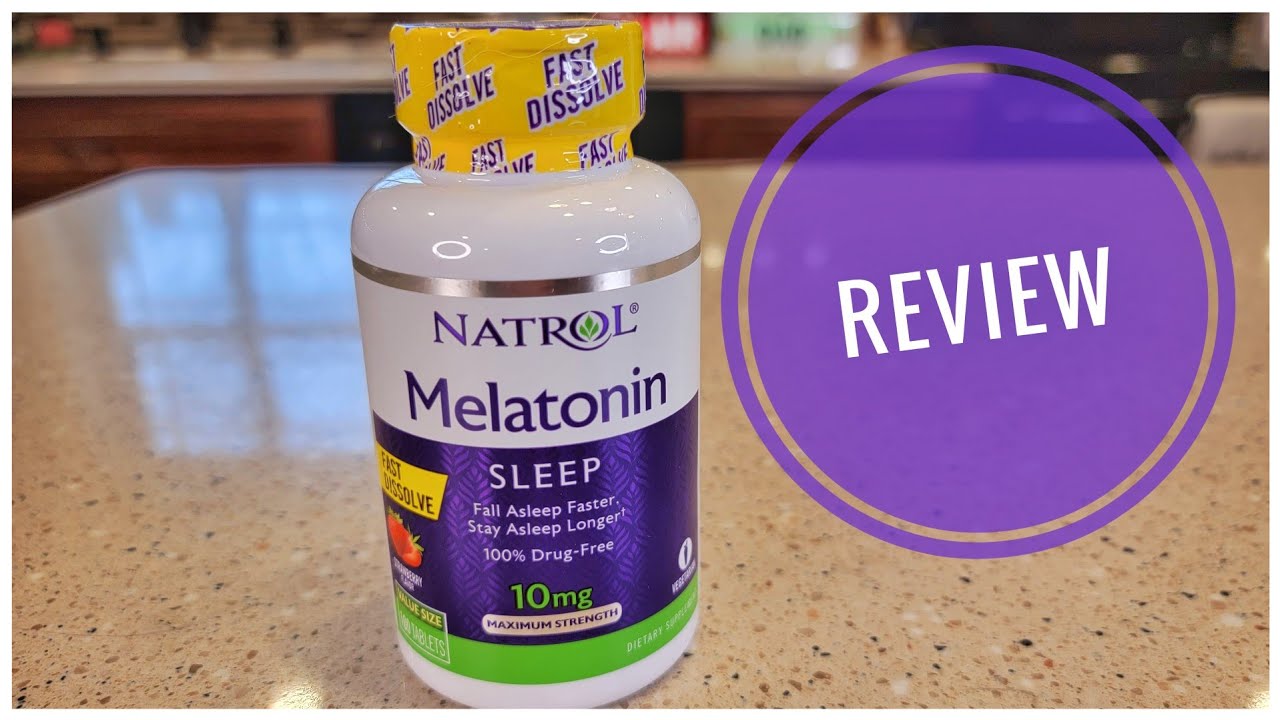 Review Natrol 10mg Melatonin Fast Dissolve Tablets Sleep Aid