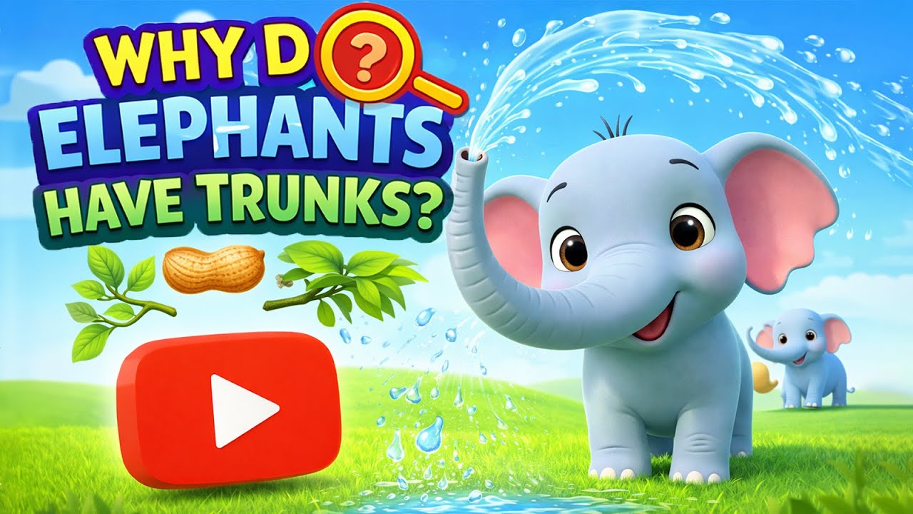 Why do elephants have trunks | Nursery Rhymes & Kids Songs