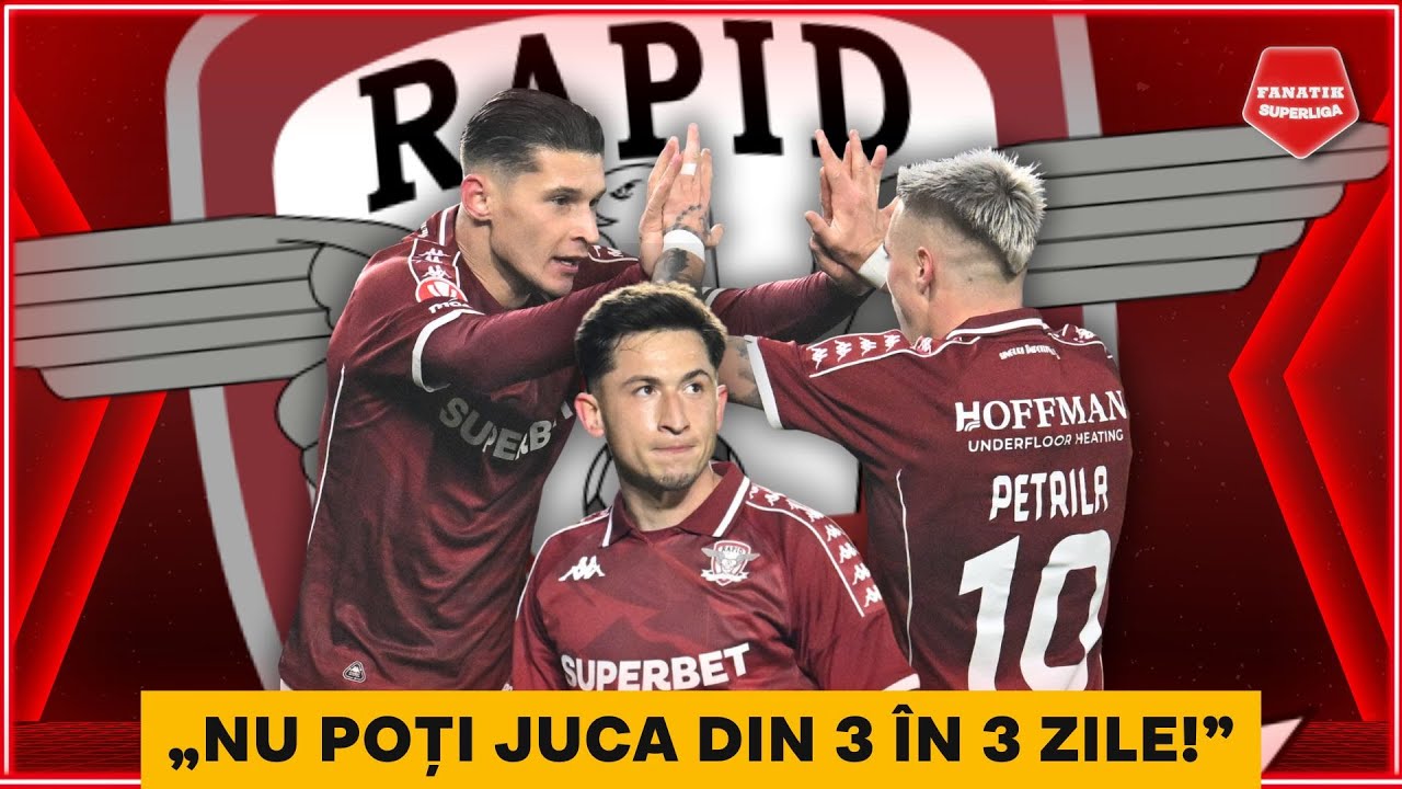 MAREA DILEMA la Rapid dupa 0-2 cu U Cluj: de ce NU JOACA Galca cu TRIO-ul Morutan - Petrila - Dobre