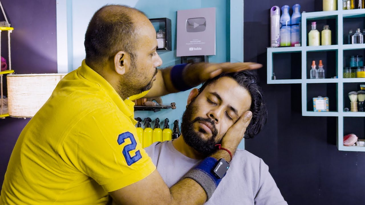 Reiki Master Hot Oil Head Massage for Relaxation | Indian Massage