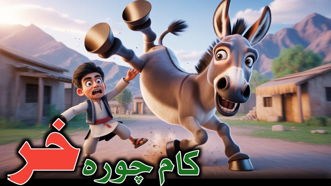 Kaam Choral Khar | Pashto cartoon kahani | Jaan Cartoon 