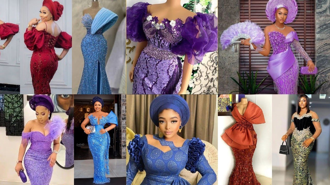 🔥😲Latest Lace Styles 4 Ladies /Elegant 😍Lace dresses For #owanbe Party #trending #lacestyles