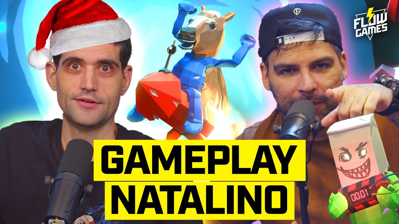 GAMEPLAY PUMMEL PARTY NATALINO - especial de Natal #flowgames
