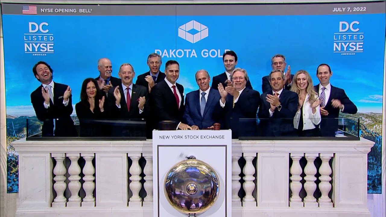 Dakota Gold Corp. (NYSE American: DC) Rings The Opening Bell&reg;