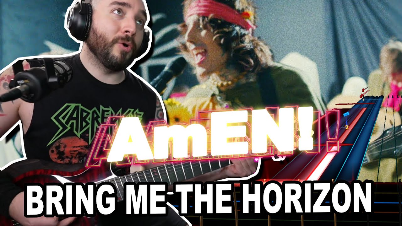 First Time Listen/Playthrough! Bring Me The Horizon - AmEN! | Rocksmith Guitar Cover