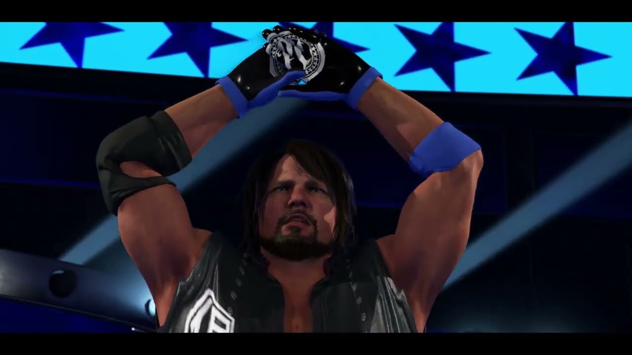Aj Styles vs John Cena Summerslam 2016 WWE 2K Simulation Highlights