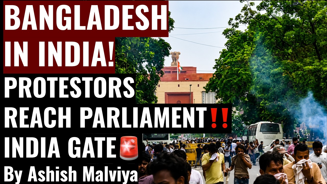 MASSIVE GENZ PROTEST IN INDIA! PROTESTS REACH INDIAN PARLIAMENT INDIA GATE! VIRAL VIDEO SHOCKS INDIA