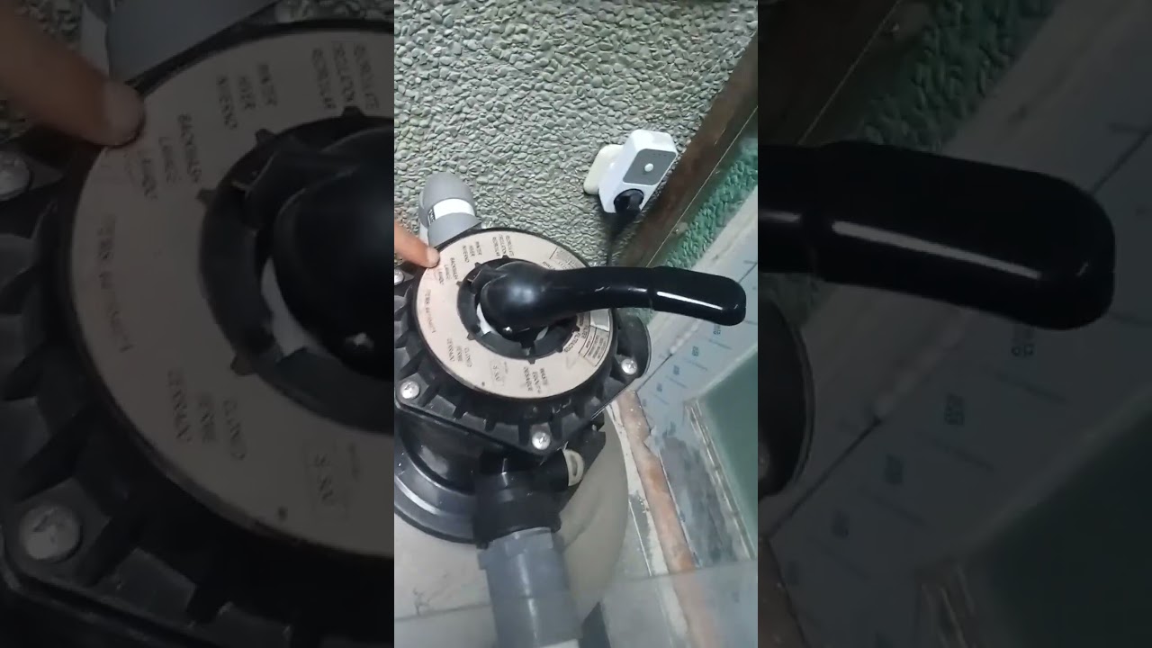 Cara mengoperasikan filter pompa mesin kolam renang....by Yadin mechanic