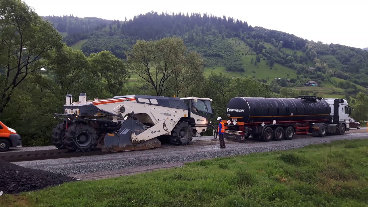 INRECO Remix - reciclare la rece a imbracamintei rutiere (BSM/CIPR), prefrezare asfalt - DN17C/DN17D