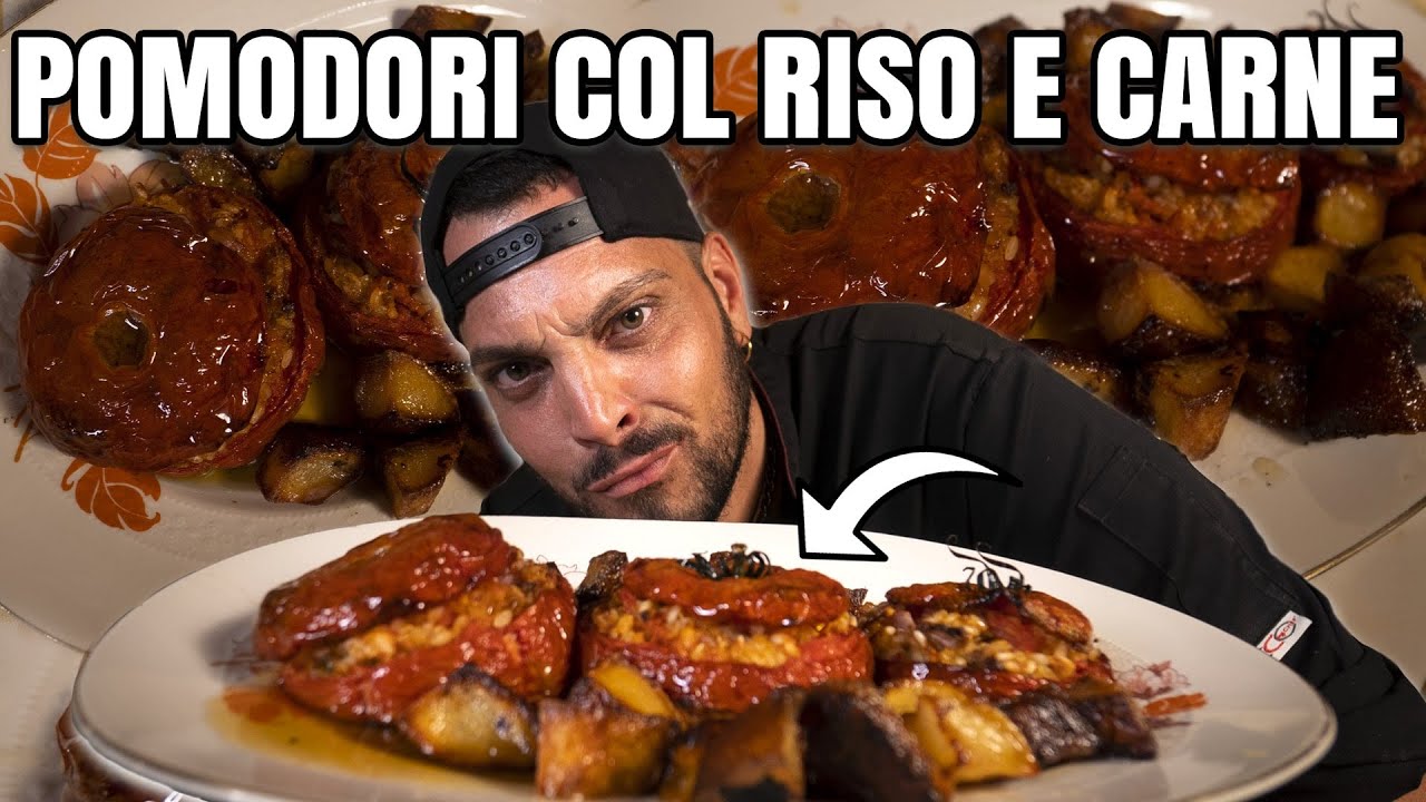Ricetta POMODORI CON RISO come li facevano le NONNE ROMANE
