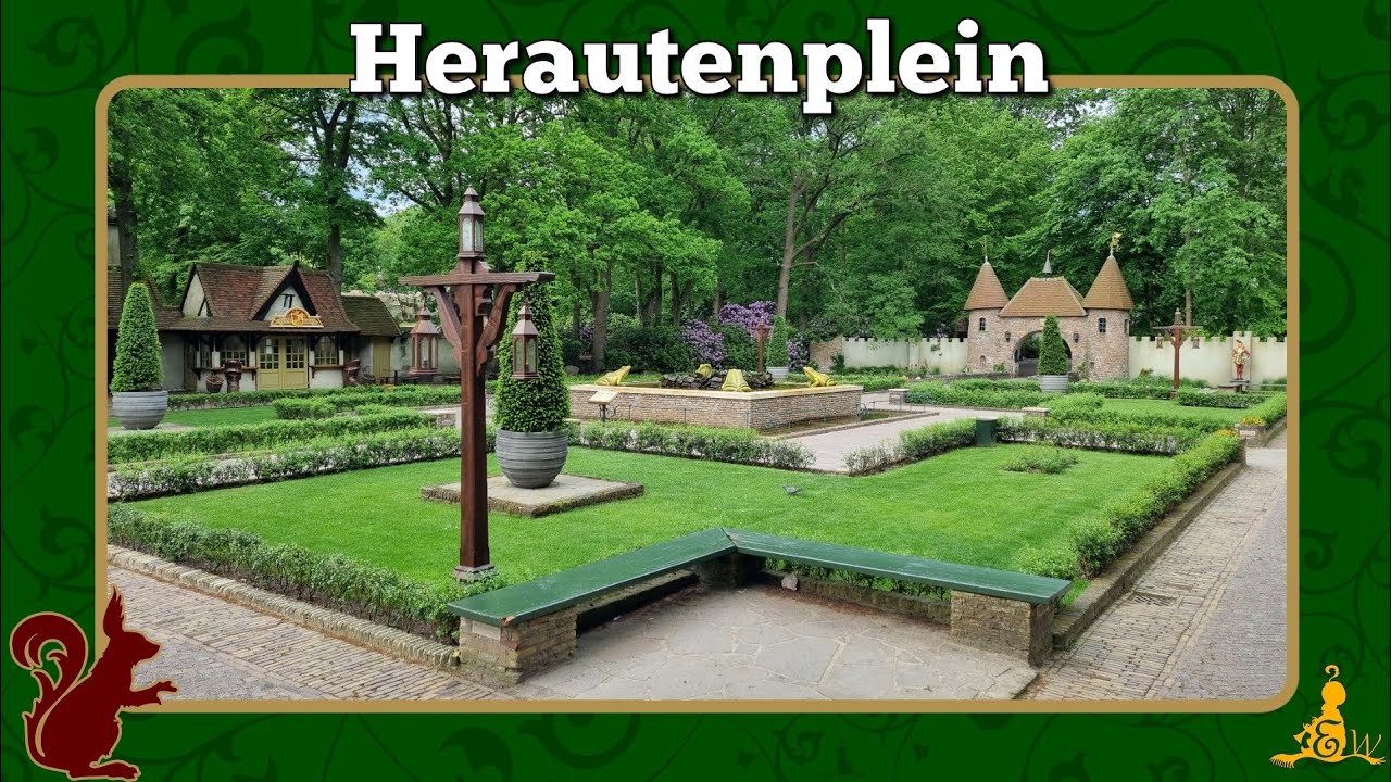 [#Efteling] Sprookjesbos - Het Herautenplein in het voorjaar