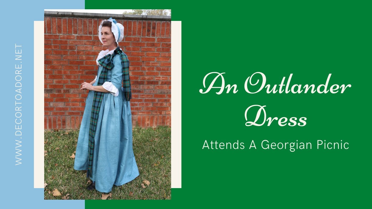 An Outlander Dress Attends A Georgian Picnic