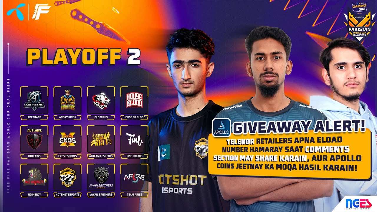 Free Fire Pakistan World Cup Qualifiers | Playoff 2