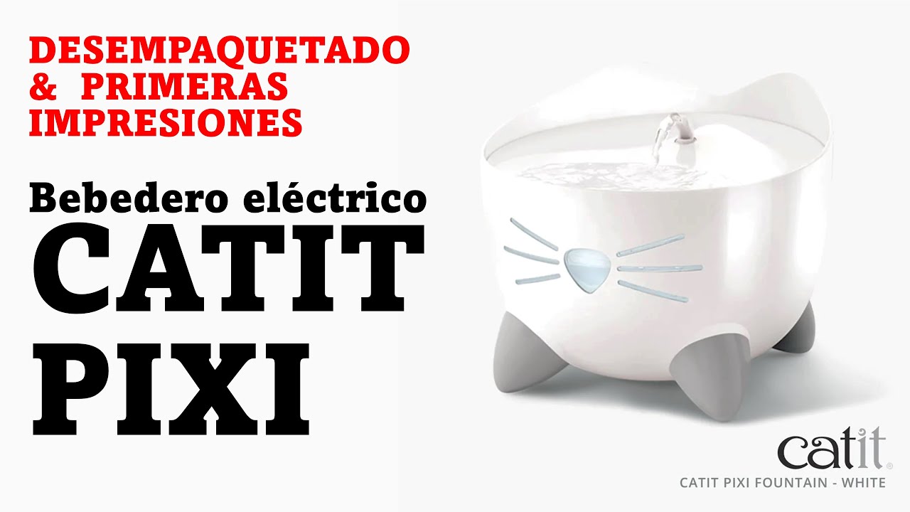 Bebedero eléctrico CATIT PIXI: desempaquetado y primeras impresiones