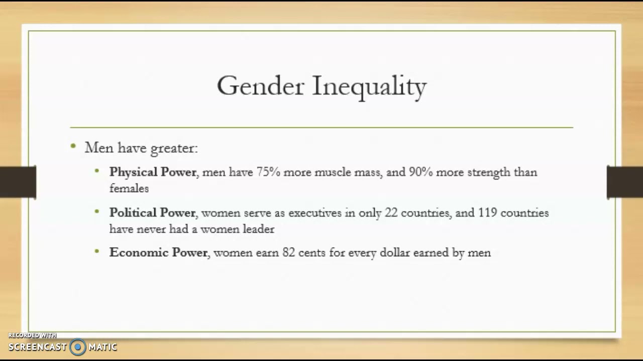 Why men rape women. A Feminist Theory: Gender Inequality