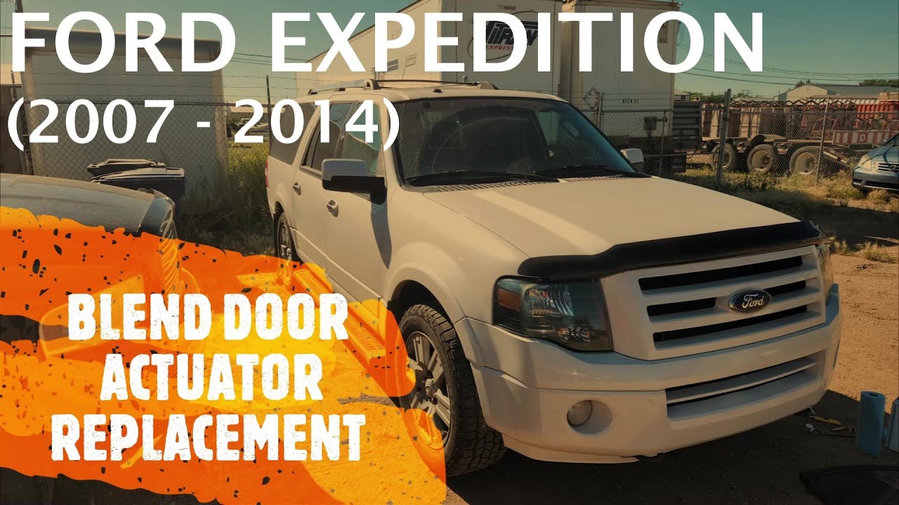 Ford Expedition - СНЯТИЕ/ЗАМЕНА ПРИВОДА ДВЕРИ КОМПРЕССОРА ТЕМПЕРАТУРЫ (2007–2014)