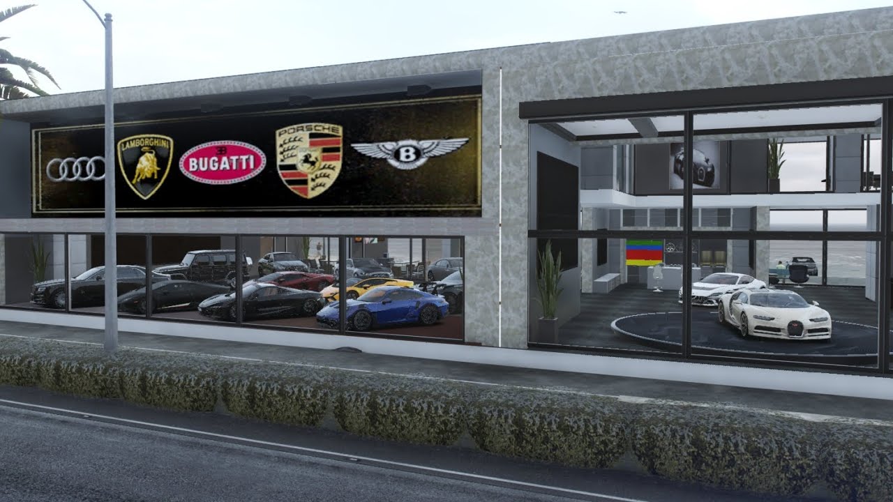 THE WAY OF A BILLIONAIRE || GTAV MODS|| FULL HOUSE ON DAY 1 || THE DEALERSHIP 