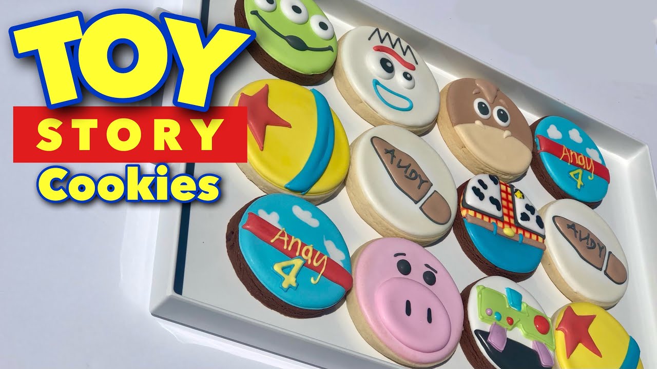 How to make sugar cookies -  Toy Story (Alien, Hamm, Woodys boot)
