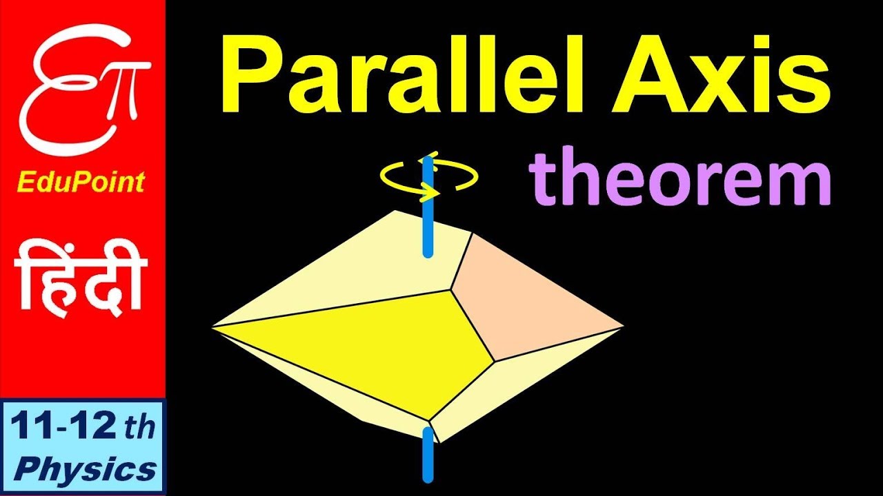 🔴 PARALLEL AXIS THEOREM || in HINDI